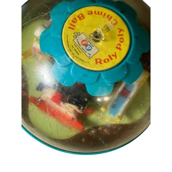 Fisher Price Roly Poly Chime Ball Toy. vintage - Picture 7 of 9